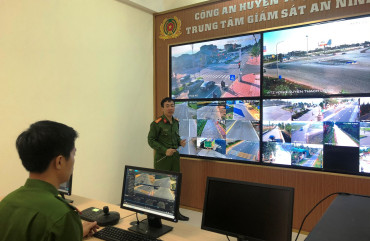 Huyện đầu tiên của Hà Tĩnh phủ kín camera an ninh